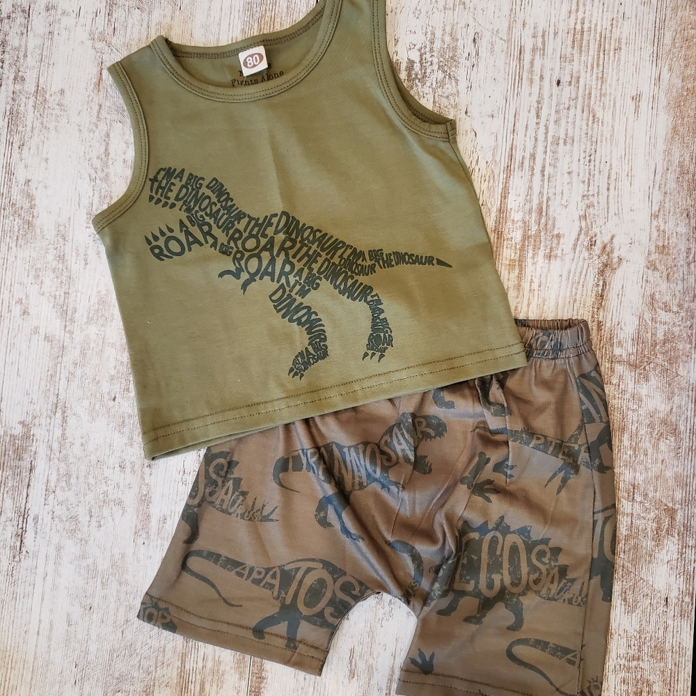 Baby Boy Dino Outfit